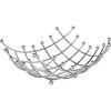 Fruteira rectangular em metal