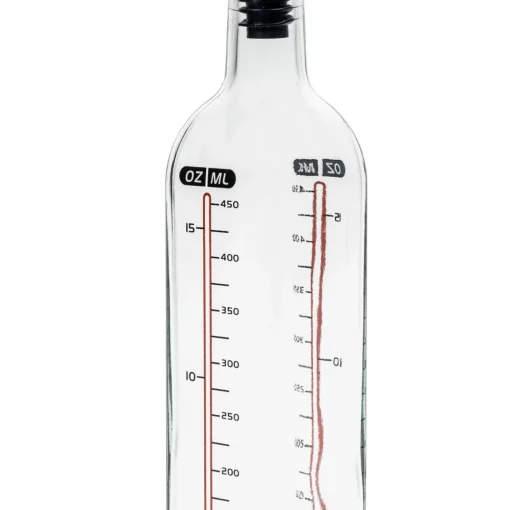 Galheteiro de vidro com medidor 500ml