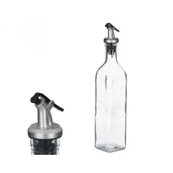 Galheteiro de vidro com tampa dispensadora 50cl