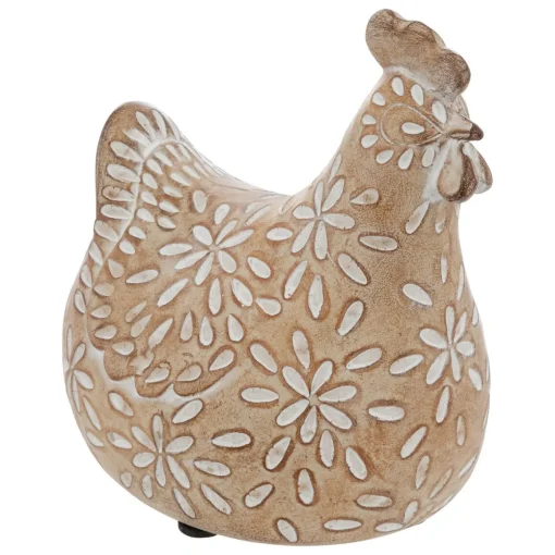 Galinha decorativa LINDO bege 20cm
