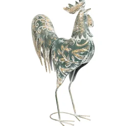 Galo dcorativo CONOR em metal 54cm