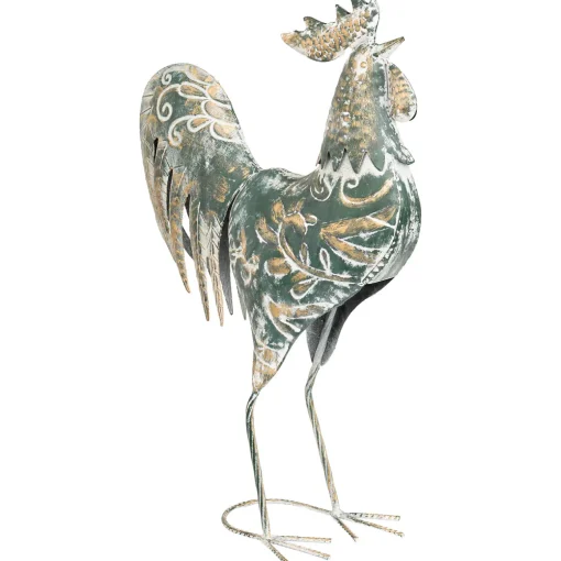Galo dcorativo CONOR em metal 54cm