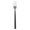 Garfo de sobremesa inox com cabo preto