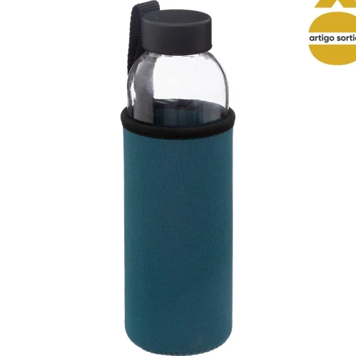 Garrafa de vidro com bolsa 0,5l