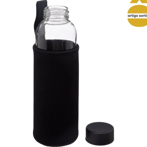 Garrafa de vidro com bolsa 0,5l