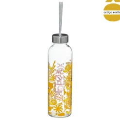 Garrafa de vidro de água detox 50cl