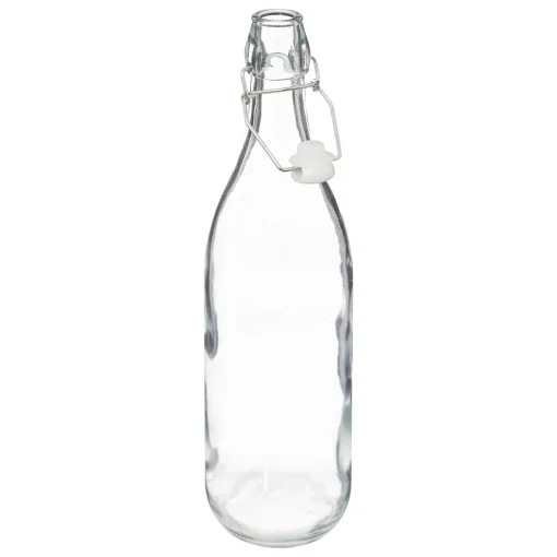 Garrafa de vidro para limonada com tampa 1l