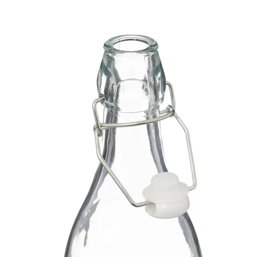 Garrafa de vidro para limonada com tampa 1l