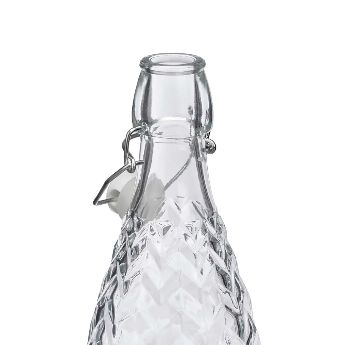 Garrafa decorada em vidro 1l
