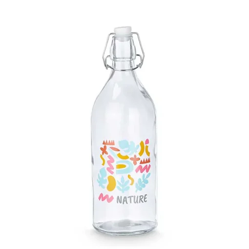 Garrafa Nature Em Vidro 1l