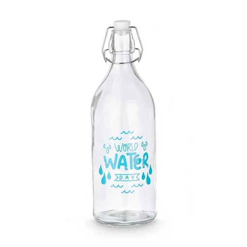 Garrafa Water Em Vidro 1l