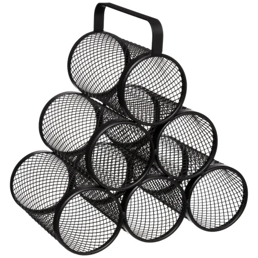 Garrafeira MAYAJ preto em metal