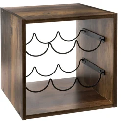 Garrafeira para 6 garrafas MIX indus em mdf