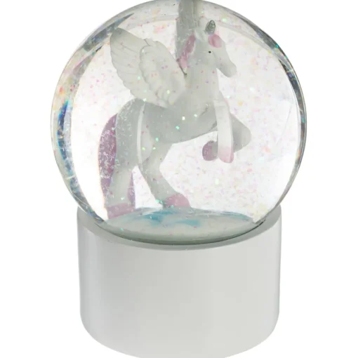 Globo de neve unicórnio