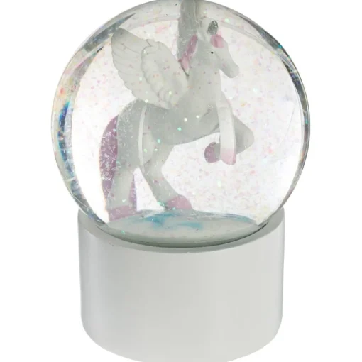 Globo de neve unicórnio