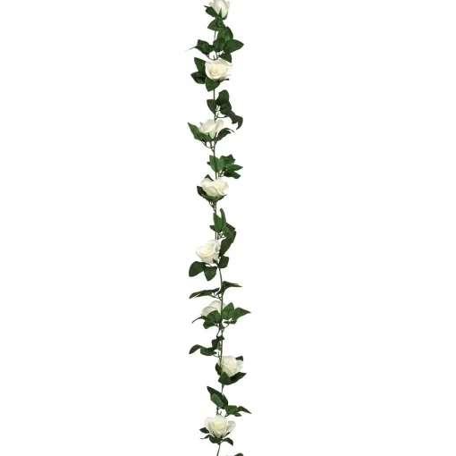 Grinalda de girassóis rosas NAKI 230cm