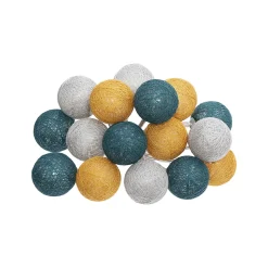 Grinalda luminosa com 16 bolas led