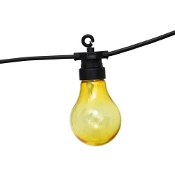 Grinalda SOLAR com 10 lâmpadas multicoloridas