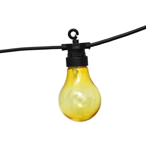 Grinalda SOLAR com 10 lâmpadas multicoloridas