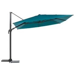 Guarda-sol descentrado MELHIA azul 4x3m