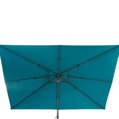 Guarda-sol descentrado MELHIA azul 4x3m
