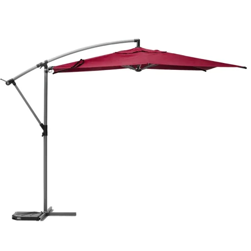 Guarda-sol descentredo MANOA bordeaux 2,40x3m