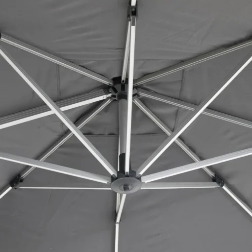 Guarda-sol EQUADOR cinza ardósia com led 3x3m