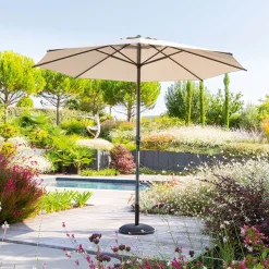 Guarda-sol LOOMPA taupe 3m