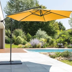 Guarda-sol MANOA descentrado mostarda 3m