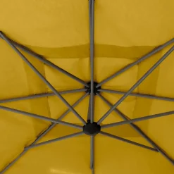 Guarda-sol MANOA descentrado mostarda 2,5x2,5m