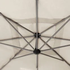 Guarda-sol MANOA descentrado bege ble 2,5x2,5m