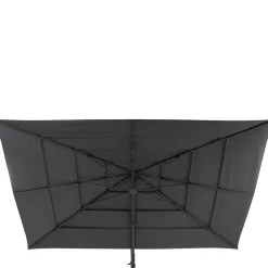 Guarda-sol MELHIA cinza graphite e antracite 4x3m