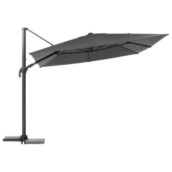 Guarda-sol MELHIA cor cinza antracite 3x3m