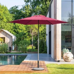 Guarda-sol redondo SOYA bordeaux 2,20x2,70m