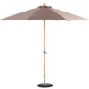 Guarda-sol redondo TINAEI taupe 2,60x3m
