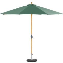 Guarda-sol redondo TINAEI verde 2,60x3m