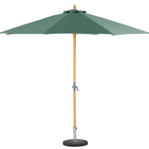 Guarda-sol redondo TINAEI verde 2,60x3m