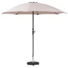Guarda-sol SISKO taupe 2,4m