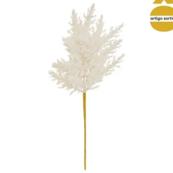 Haste artificial flor de gelo james 36cm