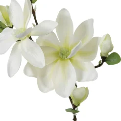 Haste de flor magnólia com 3 botões