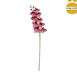 Haste de orquídea com toque natural