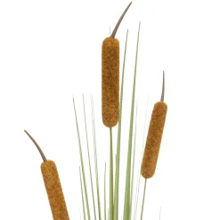 Haste roseau com 3 flores artifical