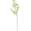 Haste verde de folha pequena artificial 104cm
