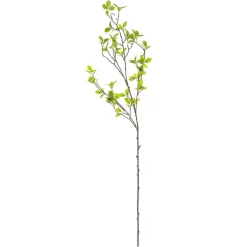 Haste verde de folha pequena artificial 104cm