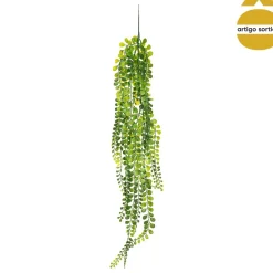 Haste verde suspensa artificial 75cm