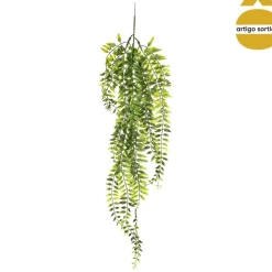 Haste verde suspensa artificial 75cm