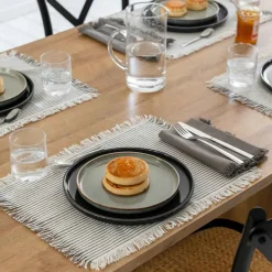 Individual de mesa DELICE em algodão 30x45cm