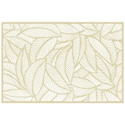 Individual de mesa dourado