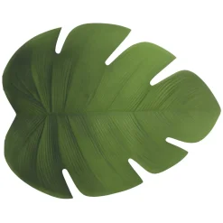 Individual de mesa folha verde 47x38cm
