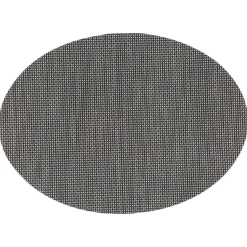 Individual de mesa oval texaline preto